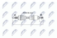 Poluosovina NTY NPW-RE-021
