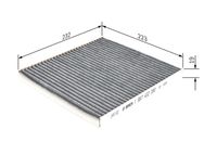 Filter, vazduh unutrašnjeg prostora BOSCH 1 987 432 390
