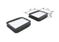 Filter, vazduh unutrašnjeg prostora BOSCH 1 987 435 053
