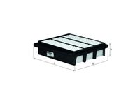 Filter za vazduh MAHLE LX 2618