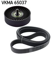 Garnitura klinastog rebrastog kaiša SKF VKMA 65037