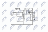 Homokinetički zglob, poluosovina NTY NPZ-FT-036