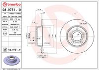 Kočioni disk BREMBO 08.9759.20