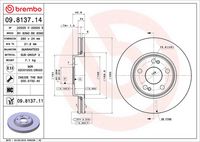 Kočioni disk BREMBO 09.8633.11