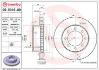 Kočioni disk BREMBO 09.9369.75
