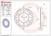 Kočioni disk BREMBO 68B407G9