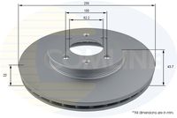 Kočioni disk COMLINE ADC2849V