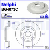 Kočioni disk DELPHI BG4146C