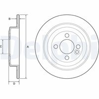Kočioni disk DELPHI BG4743C
