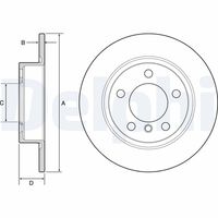 Kočioni disk DELPHI BG4744C