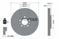 Kočioni disk TEXTAR 92293903