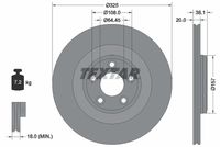 Kočioni disk TEXTAR 92319905
