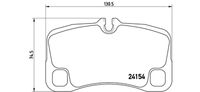 Komplet pločica, disk-kočnica BREMBO P 44 021