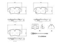 Komplet pločica, disk-kočnica BREMBO P 49 048