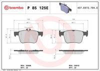 Komplet pločica, disk-kočnica BREMBO P 68 073