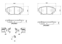 Komplet pločica, disk-kočnica BREMBO P 85 131X