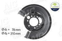Lim za zaštitu od prskanja, kočioni disk AIC 55098