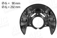 Lim za zaštitu od prskanja, kočioni disk AIC 58791