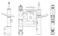 Šipka/spona, stabilizator FEBI BILSTEIN 101042