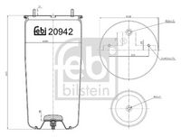 Šipka/spona, vešanje točka FEBI BILSTEIN 23962