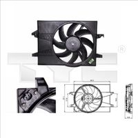 Ventilator hladnjaka TYC 810-0025