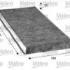 Filter, vazduh unutrašnjeg prostora VALEO 715507
