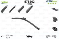 Metlica brisača VALEO 578563