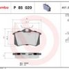 Komplet pločica, disk-kočnica BREMBO P 85 020X