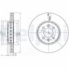 Kočioni disk DELPHI BG4536C