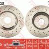 Kočioni disk TRW DF6153S