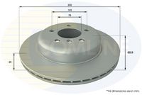 Kočioni disk COMLINE ADC1540