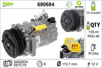 Kompresor, klima-uređaj VALEO 690684