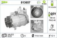 Kompresor, klima-uređaj VALEO 813657