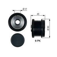 Remenica alternatora GATES OAP7155