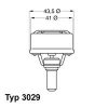 Termostat, rashladna tečnost BorgWarner (Wahler) 3029.86