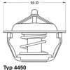 Termostat, rashladna tečnost BorgWarner (Wahler) 4450.83D