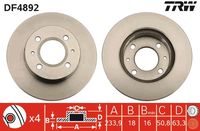 Kočioni disk TRW DF4892