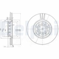 Kočioni disk DELPHI BG3657