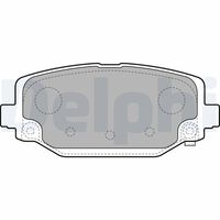 Komplet pločica, disk-kočnica DELPHI LP2499