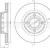 Kočioni disk METELLI 23-0330