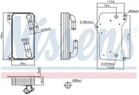 Uljni hladnjak, automatski menjač NISSENS 91505