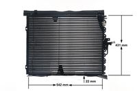 Hladnjak klime, kondenzator MAHLE AC 133 000S
