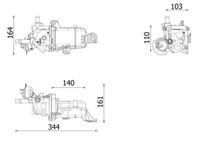 Hladnjak, egr ventil MAHLE CE 49 000P