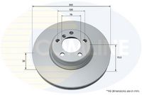 Kočioni disk COMLINE ADC1785V