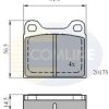 Komplet pločica, disk-kočnica COMLINE CBP0731