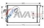 Hladnjak klime, kondenzator AVA Clever Choice VNA5244D
