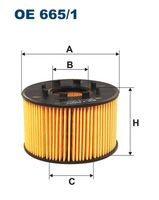 Filter za ulje FILTRON OE 665/1