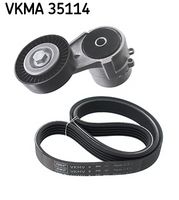 Garnitura klinastog rebrastog kaiša SKF VKMA 35114