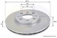 Kočioni disk COMLINE ADC1138V