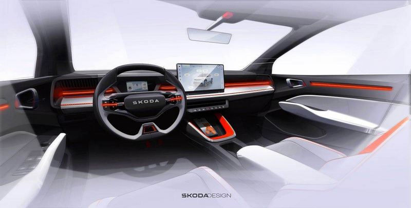 Škoda Epiq futuristički koncept unutrašnjosti